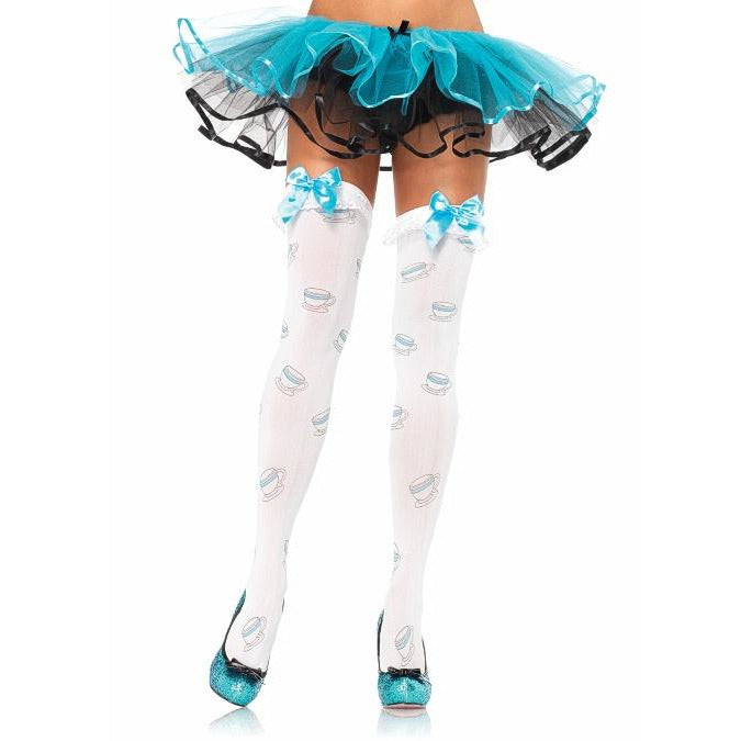 REVERSIBLE RIBBON TRIMMED TUTU BLUE & BLACK