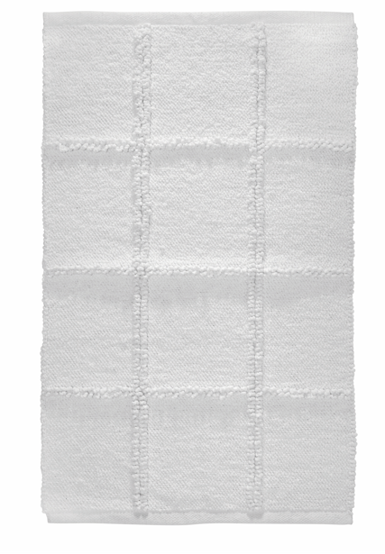 White Grid Rug