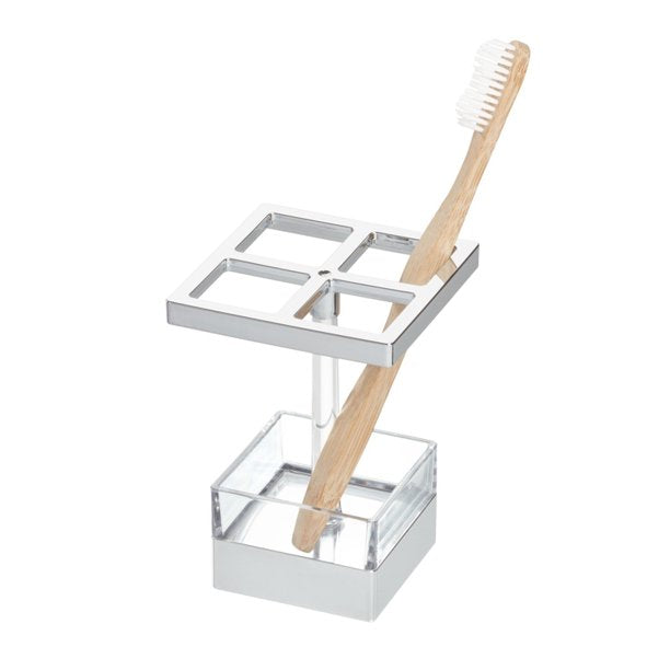 Clarity Toothbrush Stand Clear/Chrome