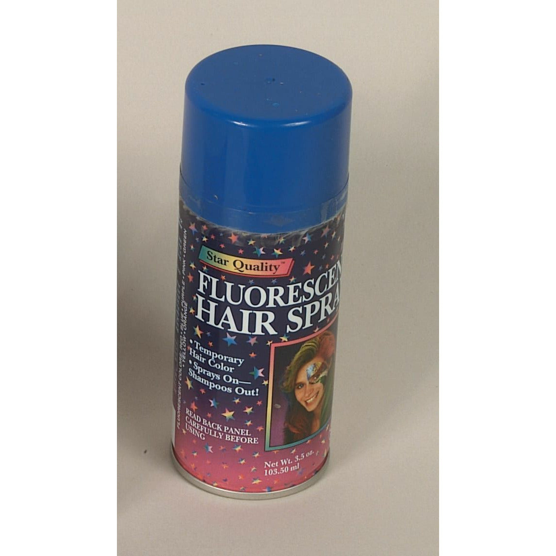 Bright color hairspray Blue