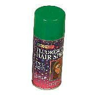 Bright color hairspray Green