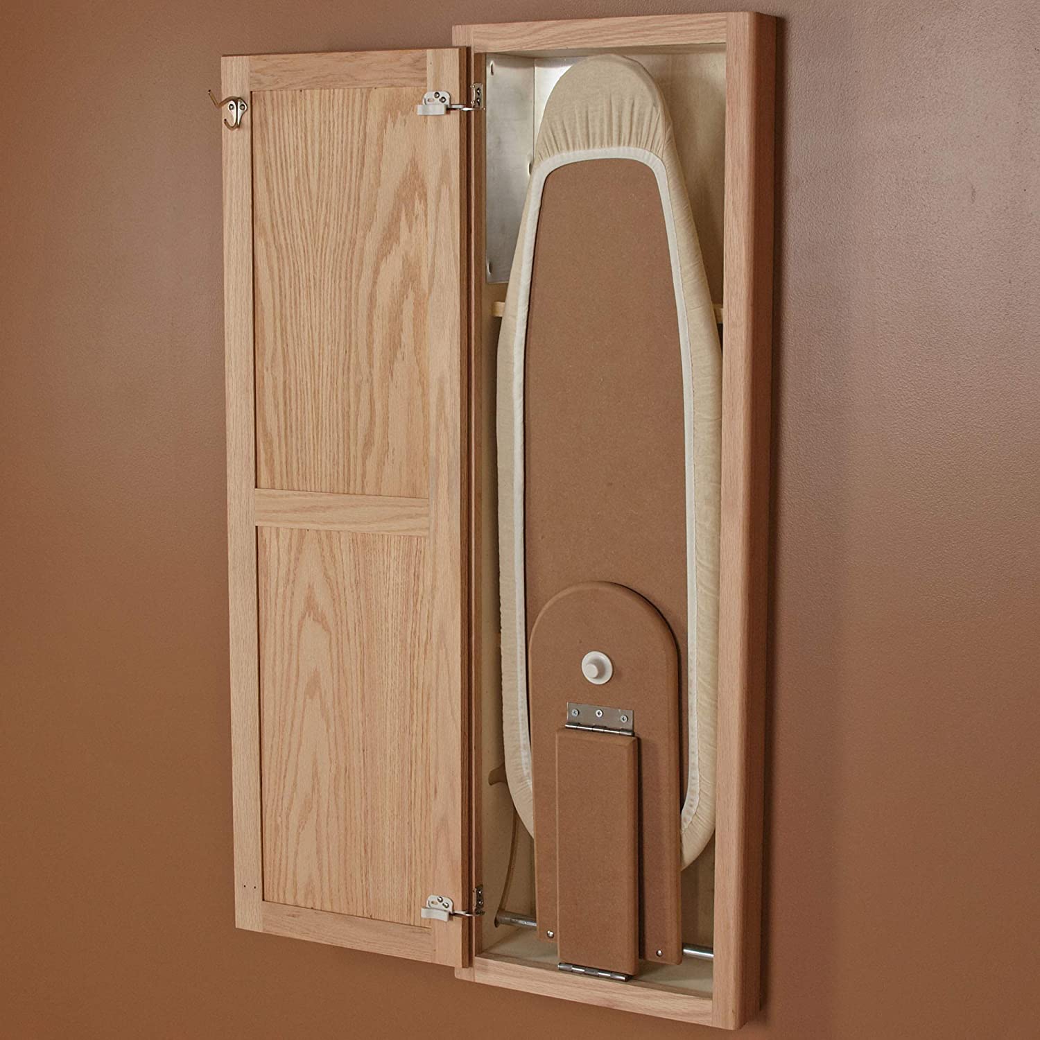 In-Wall Ironing Board Cabinet with Built In Ironing Board