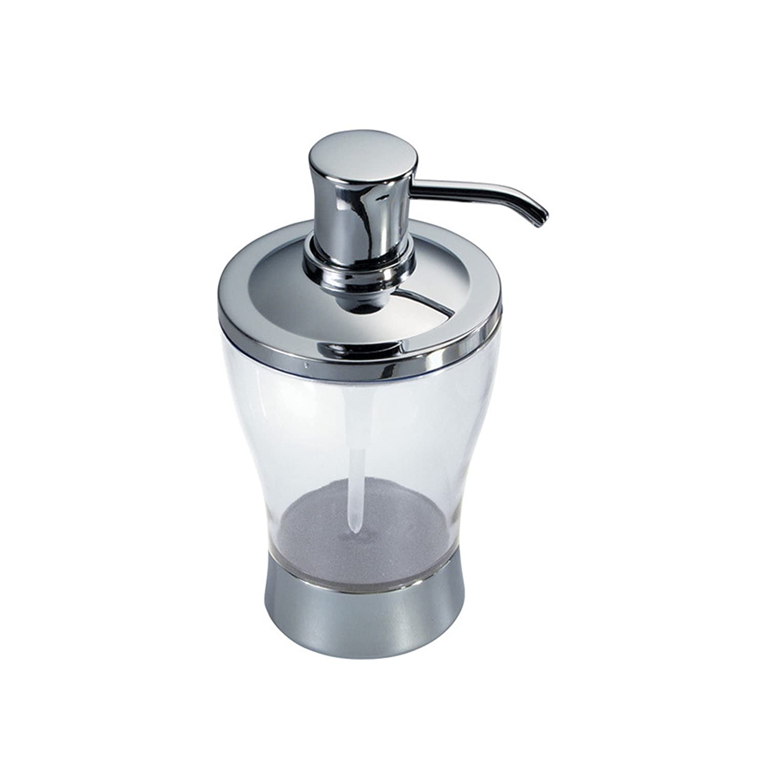 Soap Pump Clear/Chrome