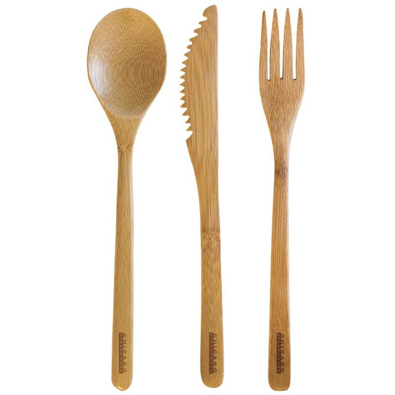 Bamboo Flatware Set Of 3