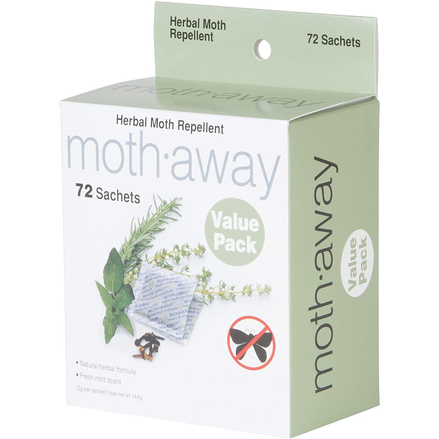 Moth Away Herbal Moth Repellent 24 Sachets