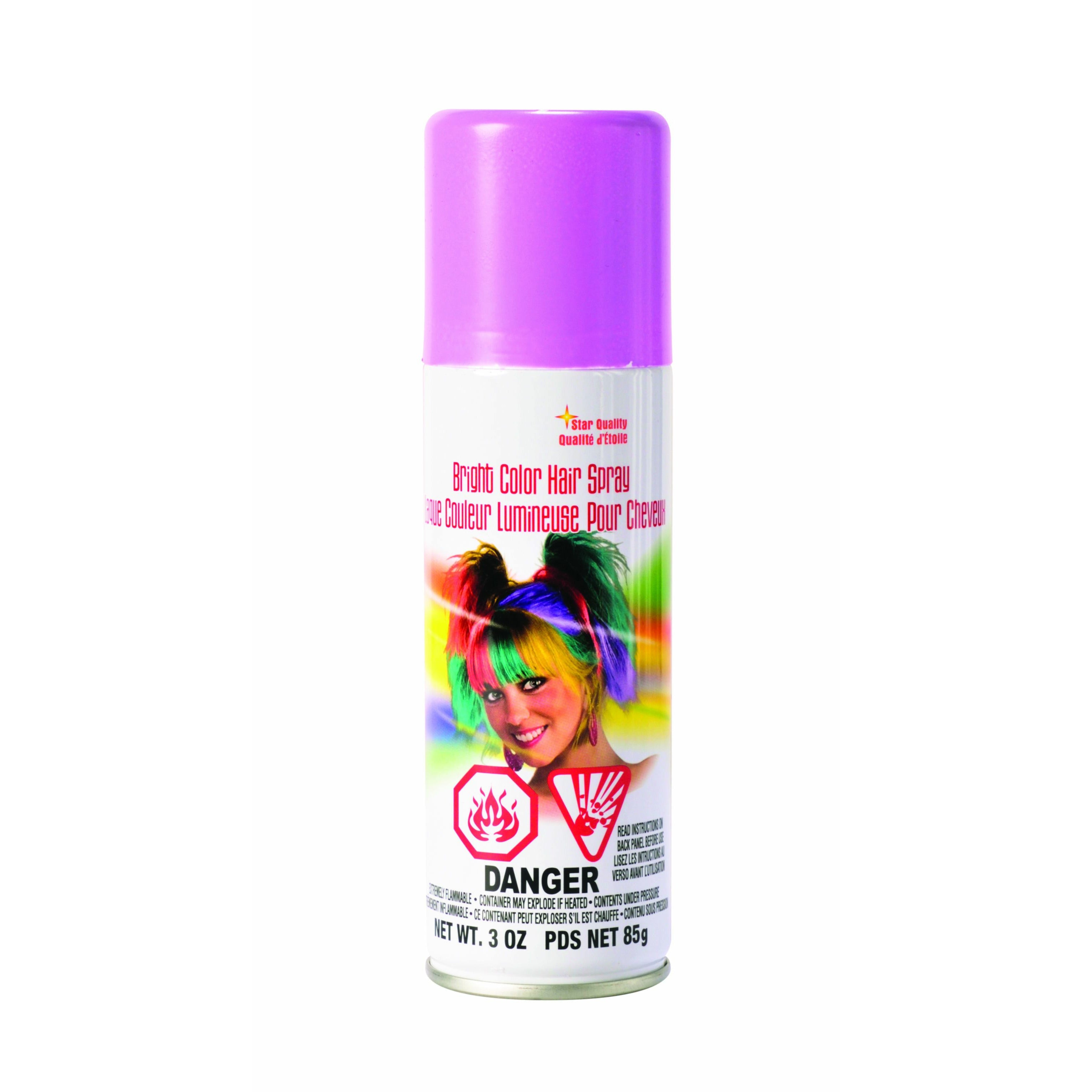 Hairspray pastle purple