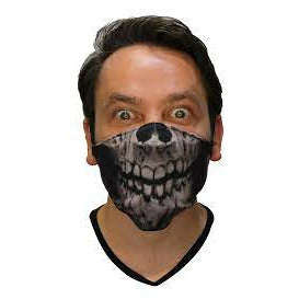 Cloth Mask White Skull