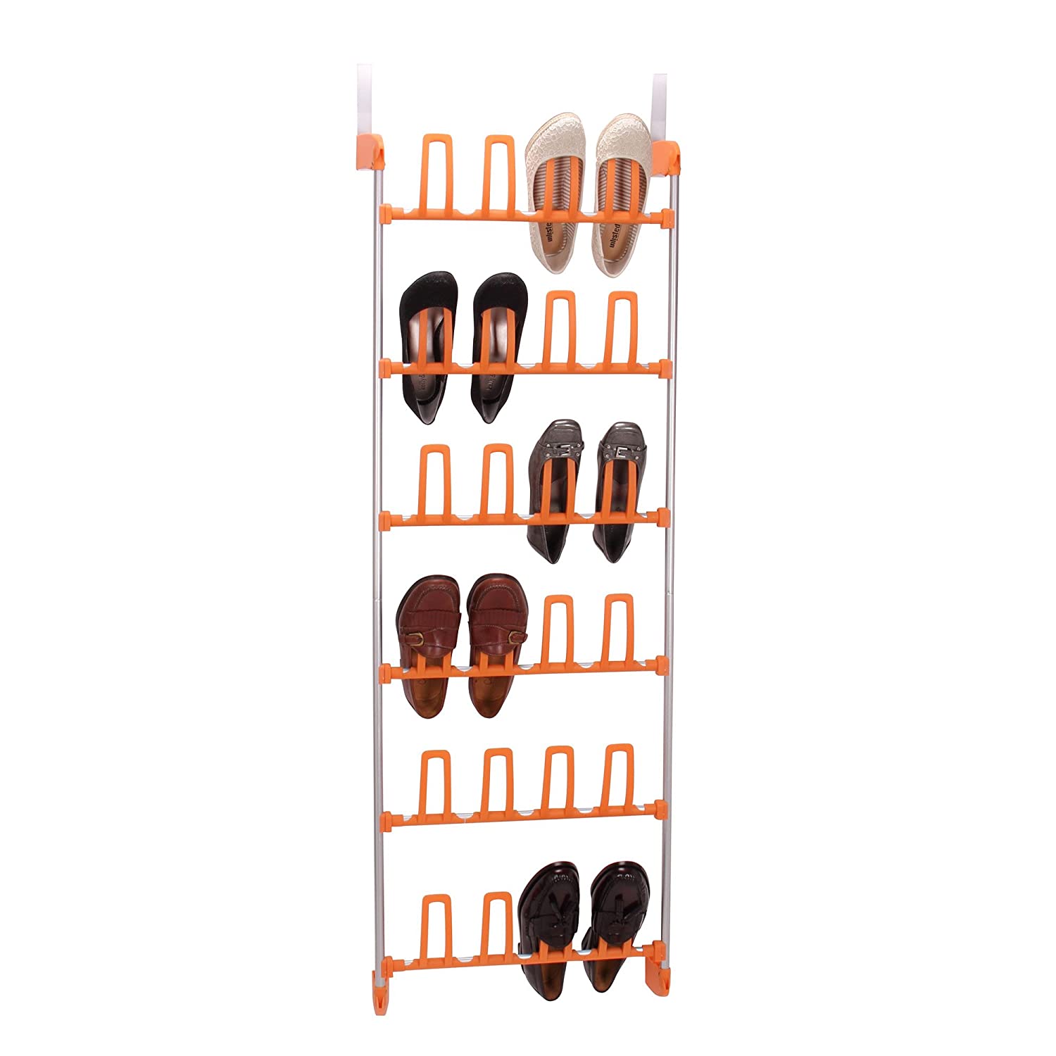Over the Door Shoe Organizer Orange