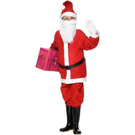 Santa boy costume Red