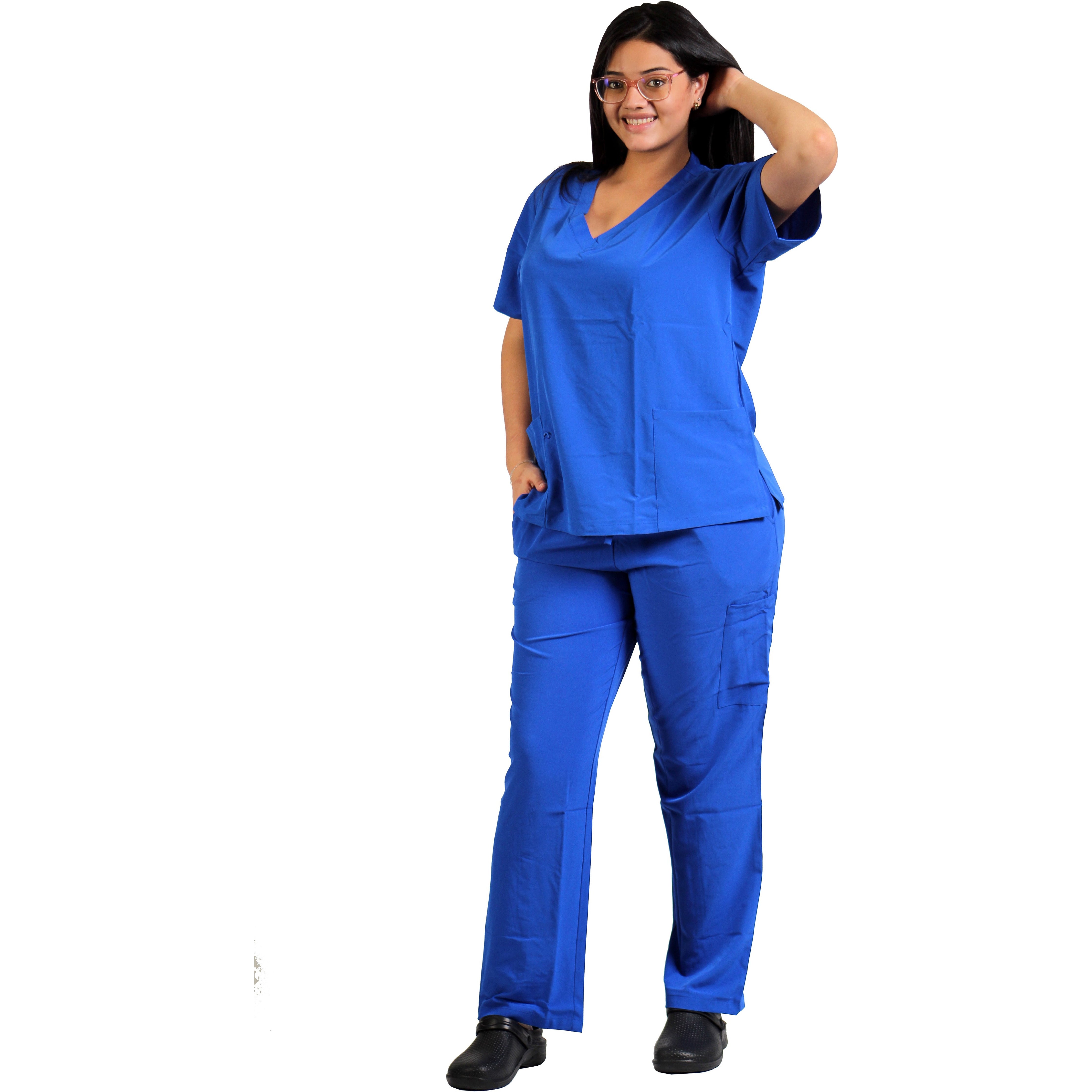 UNIFORME STRECH ROYAL BLUE - AZUL ELECTRICO