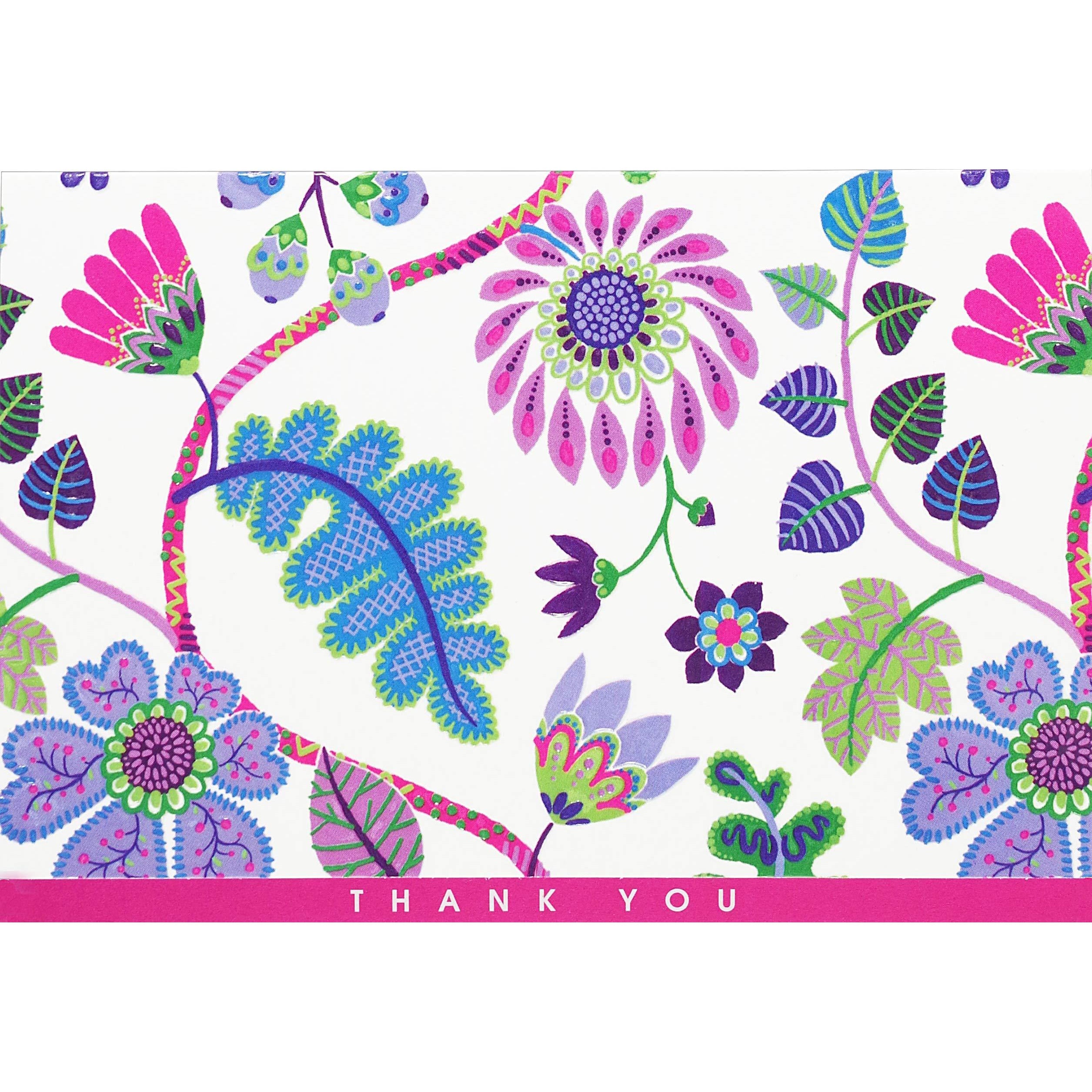 Fantasy Floral Thank you Notes