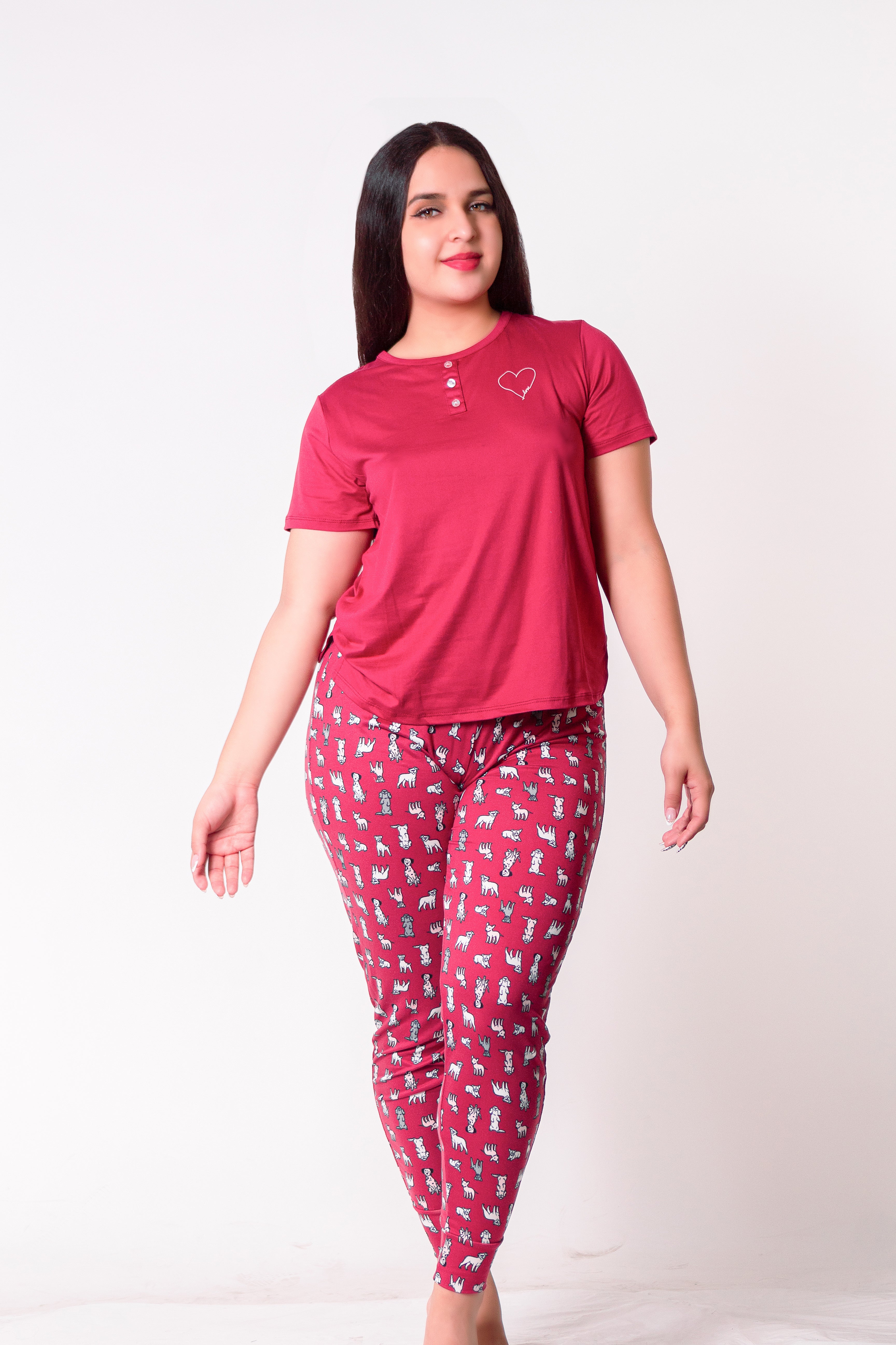 Sleep tight pijama set Red