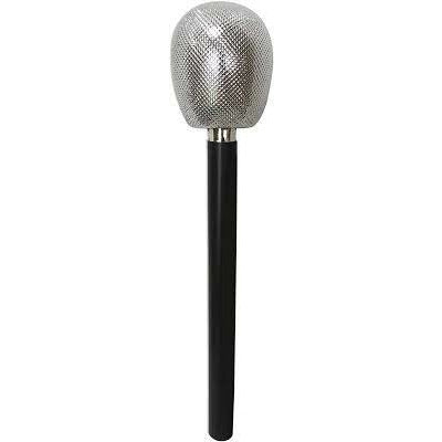 Microphone Silver w black handle