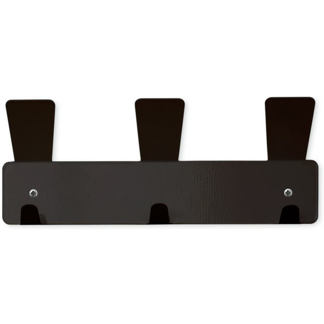 Hook-Up Triple Mail with Coat Hooks Black