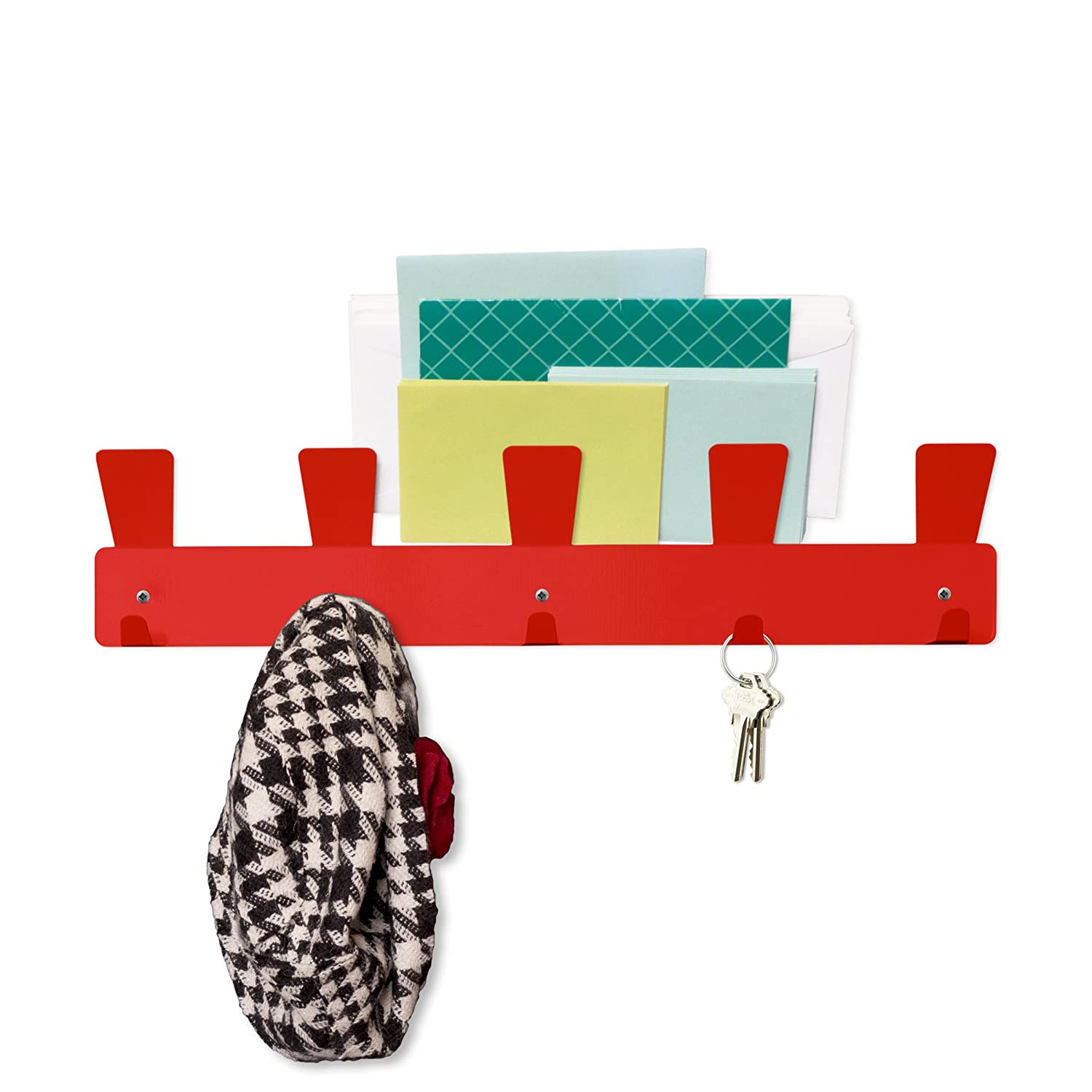 Hook-Up Quint Mail with Coat Hooks Sky Blue
