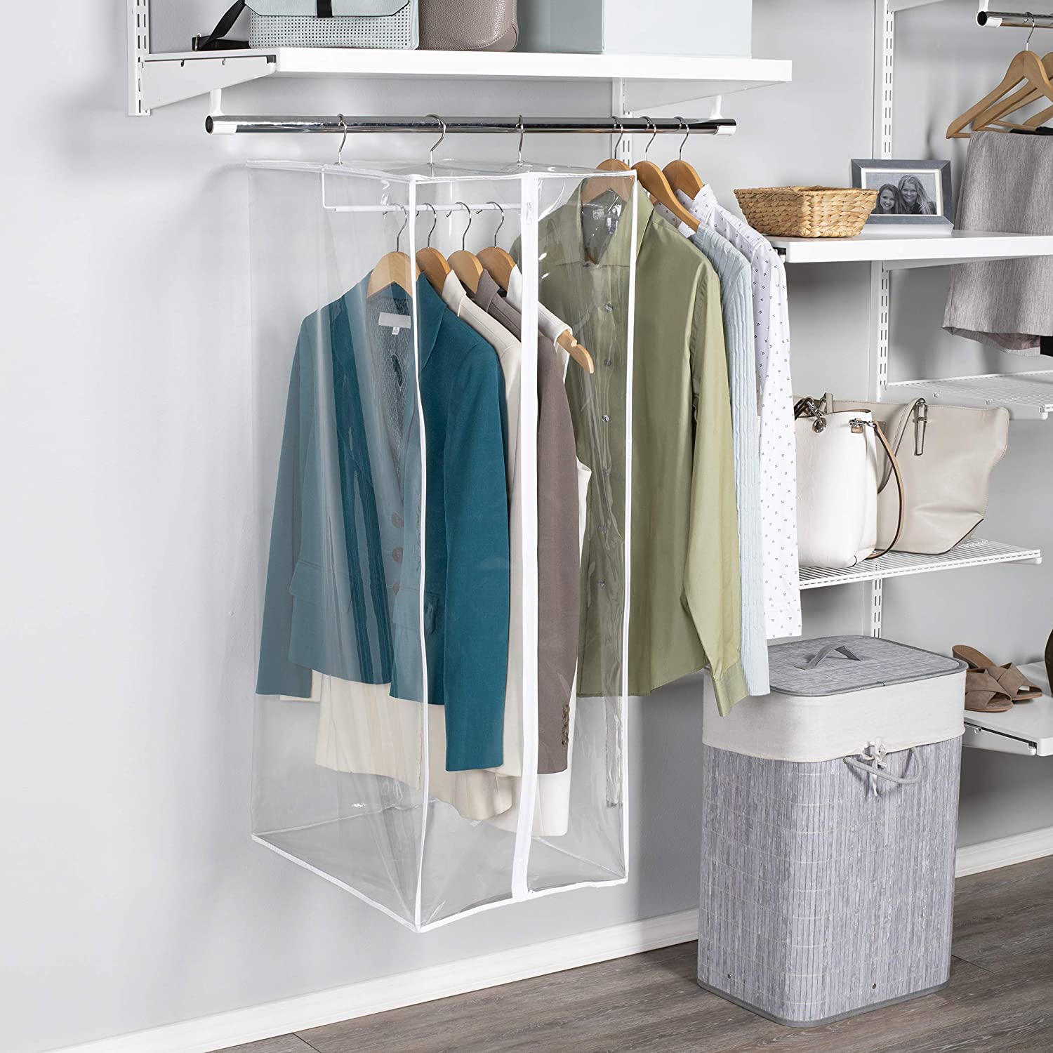 Suit Bag w/Maxi Rack Clearly Organizer