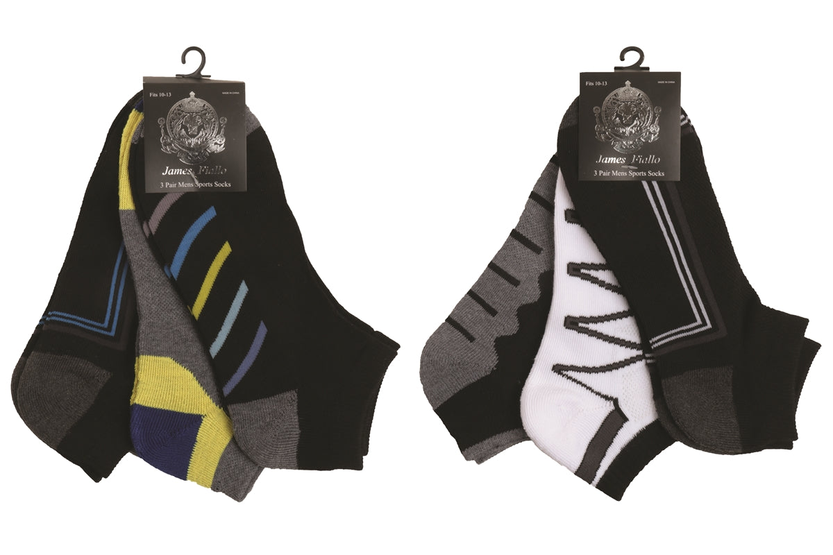 Men's Cushion Sport Socks 3-Pair Pack