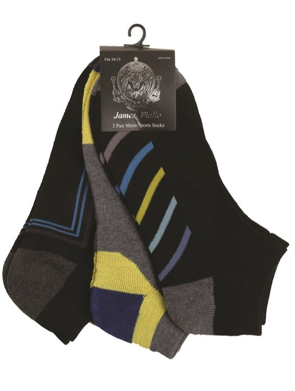 Men's Cushion Sport Socks 3-Pair Pack