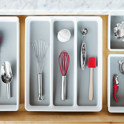 Large Utensil Tray White