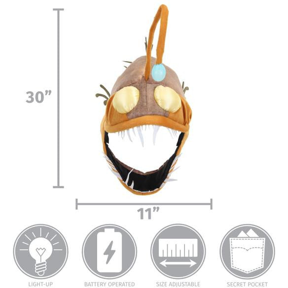LIGHT UP ANGLERFISH JAWESOME HAT