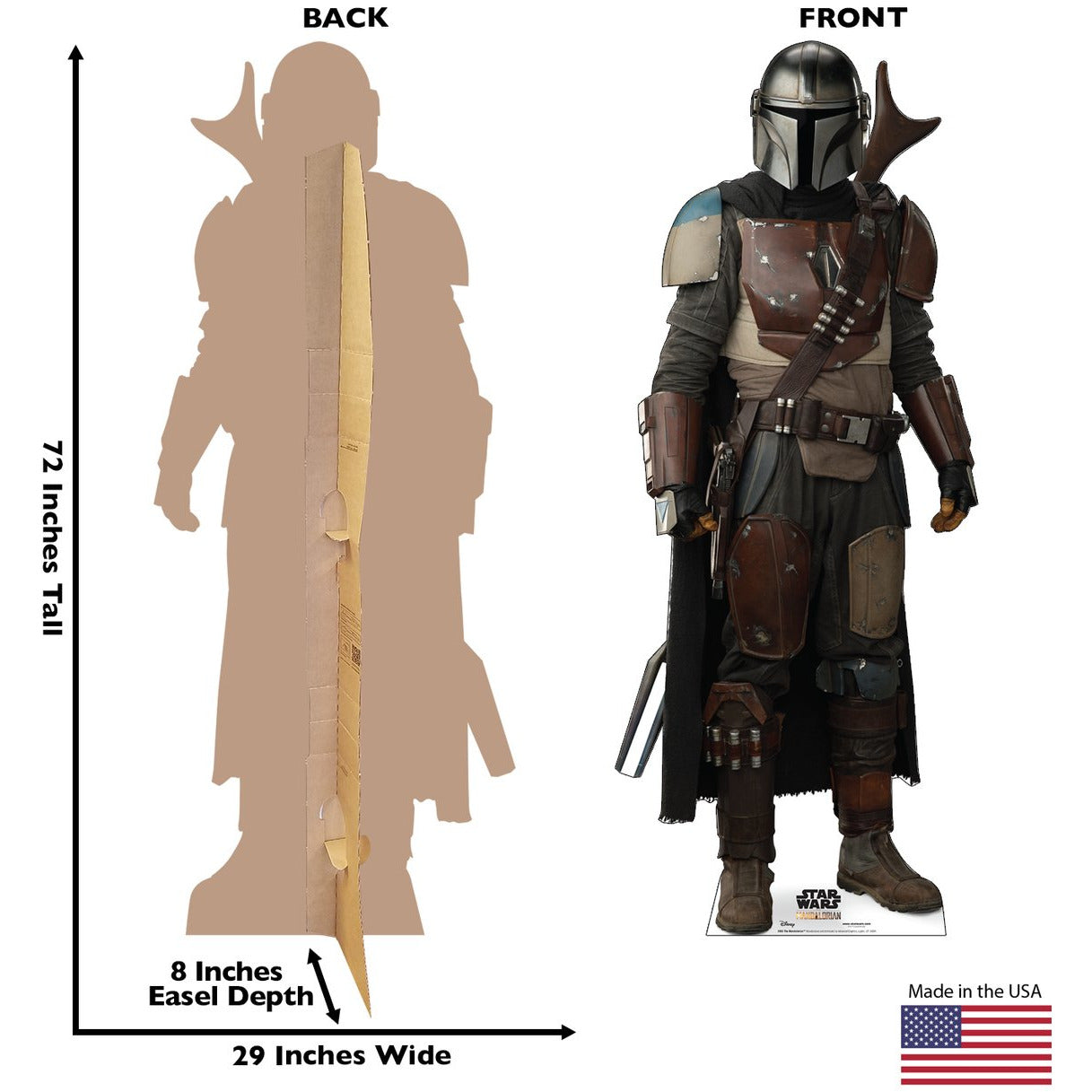 The mandalorian Soporte de cartón