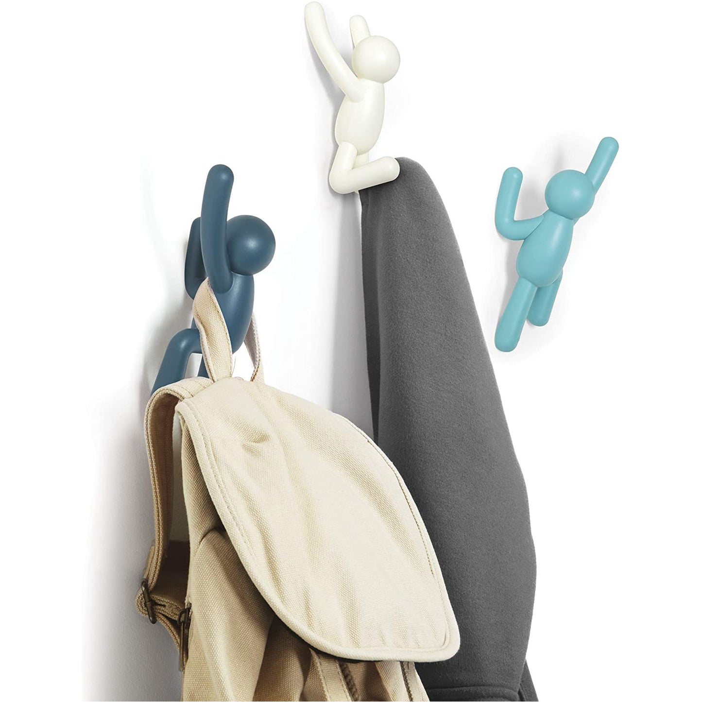 BUDDY HOOK SET OF 3 BLUE