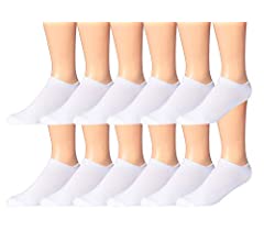 Men's Cotton Sport Low Cut Socks 6-Pair Pack