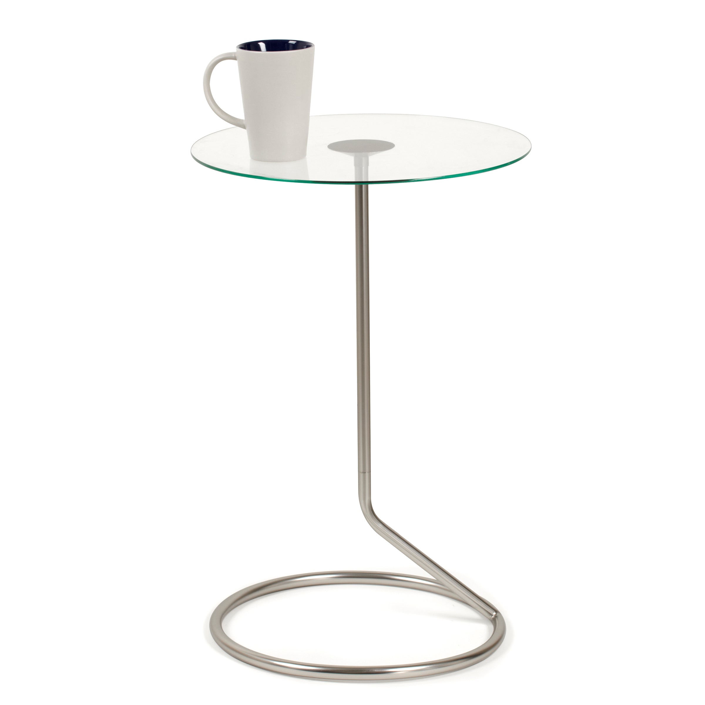 LOOP SIDE TABLE NICKEL