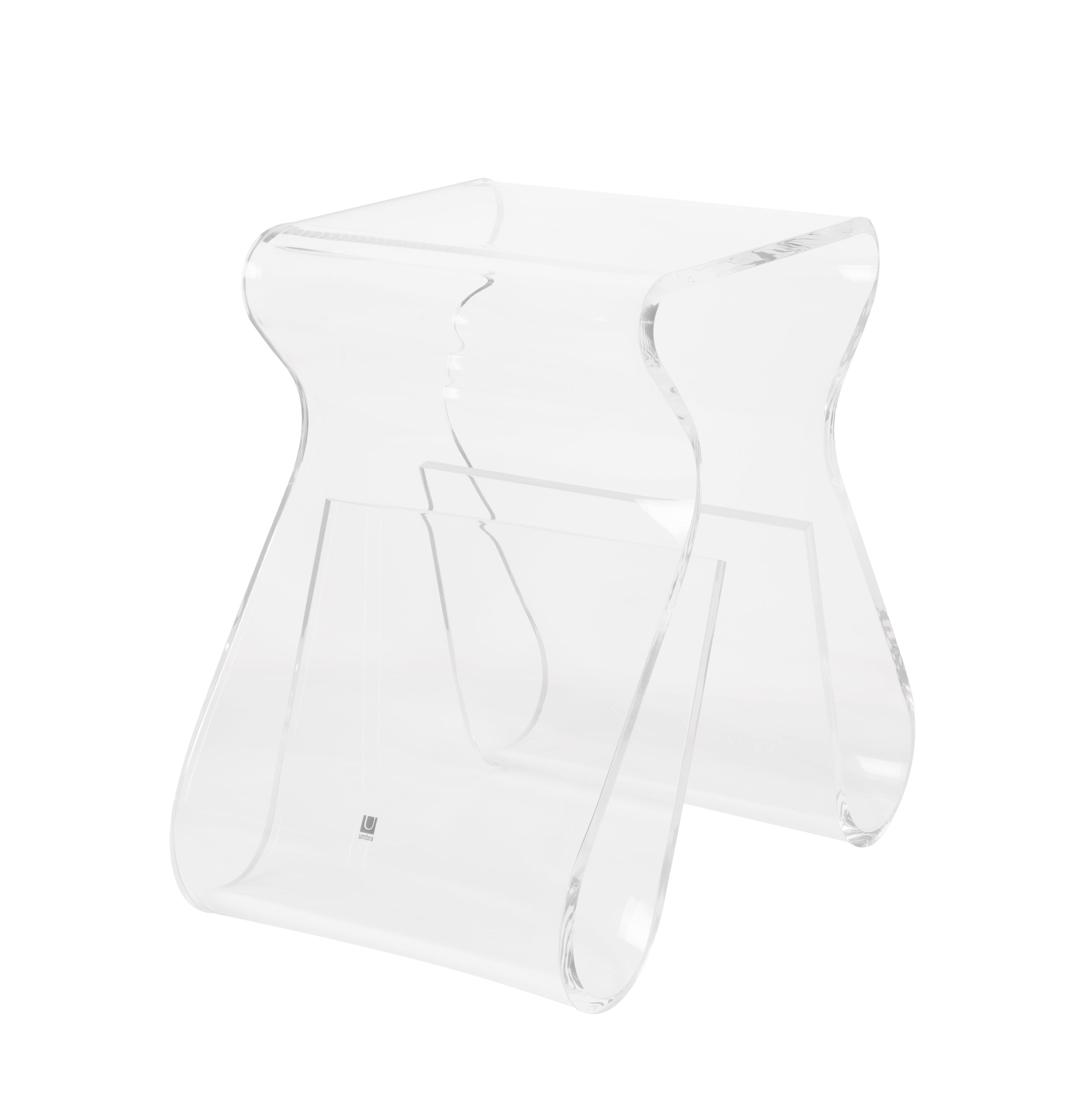 MAGINO STOOL & MAGAZINE RACK by Karim Rashid