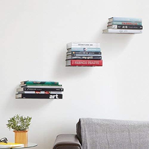 Conceal Grande Invisible Book Shelf White