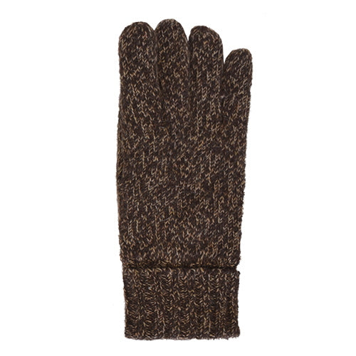 RAGG WOOL GLOVE - BROWN