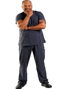 UNIFORME STRECH GRIS OSCURO