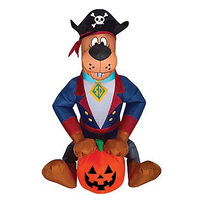 Inflatable Scooby Doo Pirate Outdoor Halloween Yard Decoration