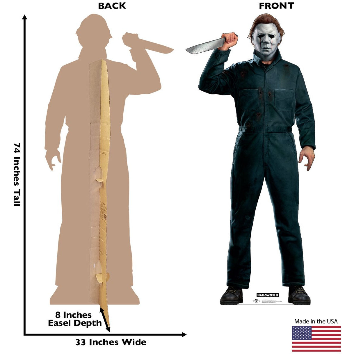 Micheal myers halloween Soporte de cartón