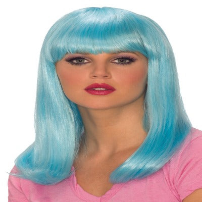BLUE GLOW BABE WIG
