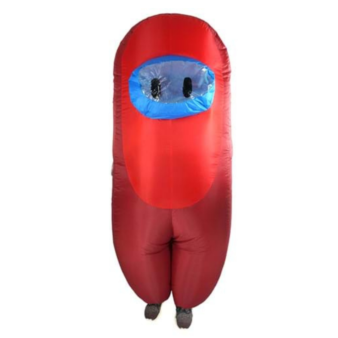 SUS CREWMATE ( AMONG US ) INFLATABLE ADULT ONE RED