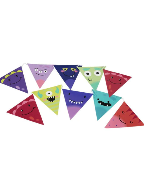 Halloween Tableware, Monster Bunting