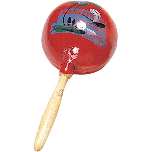 Wood maracas red