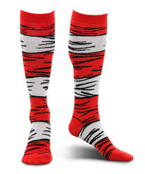 THE CAT IN THE HAT COSTUME SOCKS KIDS