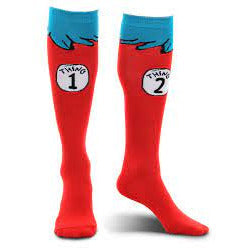 THING 1&2 COSTUME SOCKS KIDS