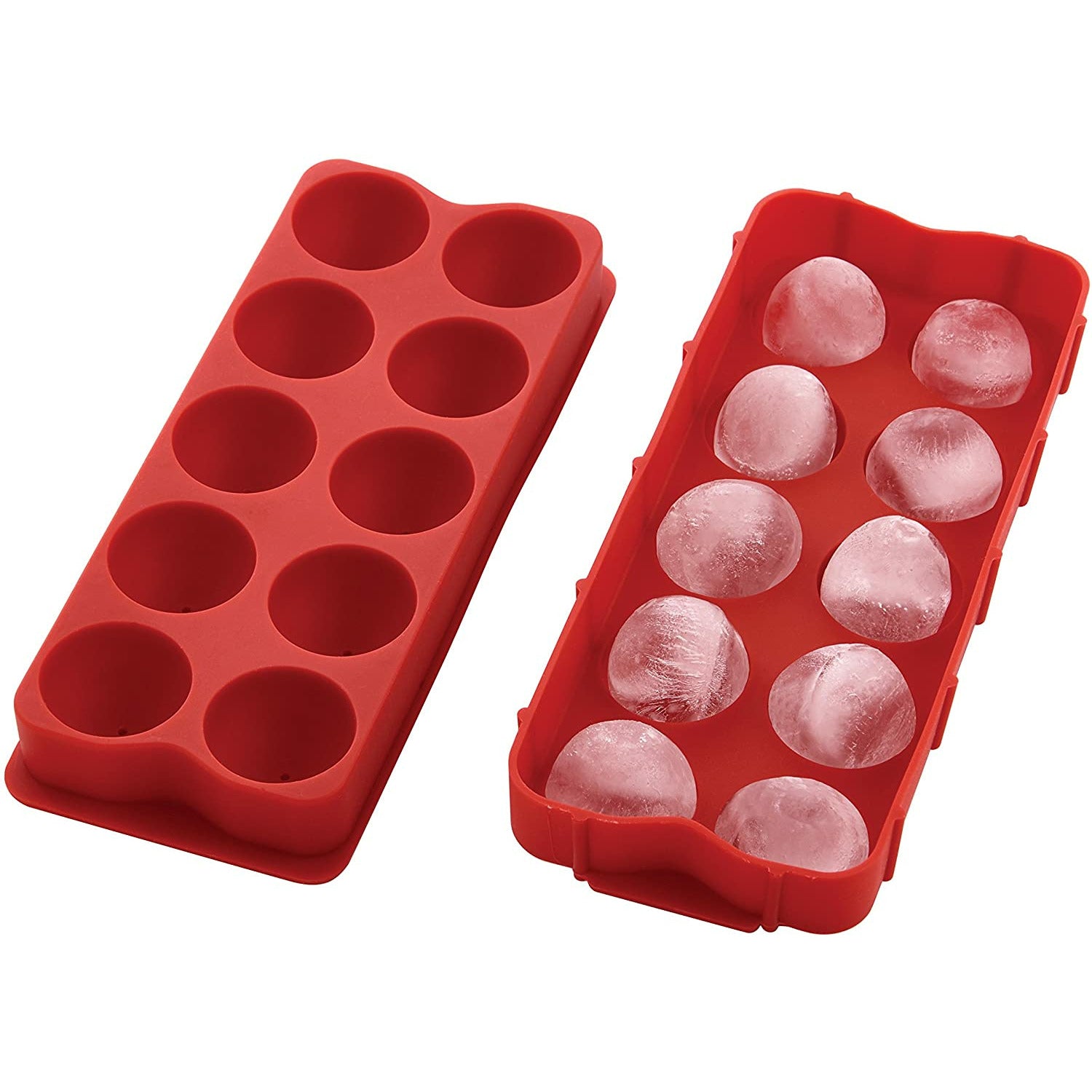 Cannonball silicone ice ball tray