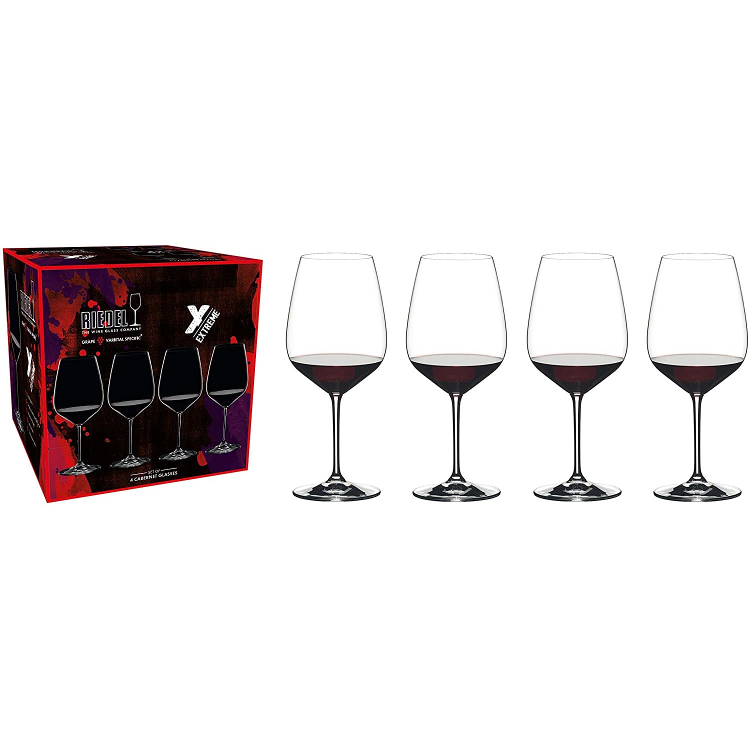 Riedel Extreme Cabernet Glasses Set of 4