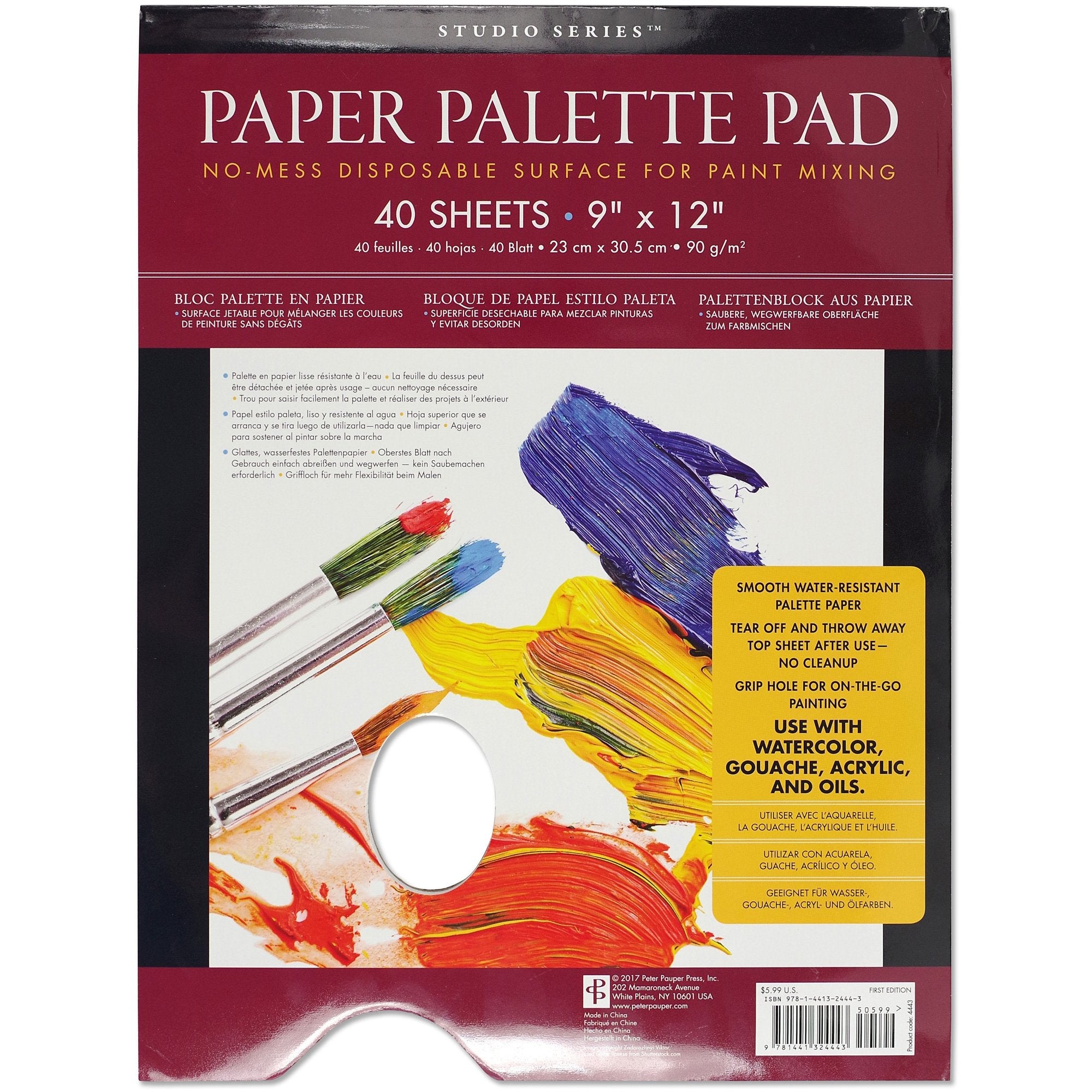 Studio series paper palette pad