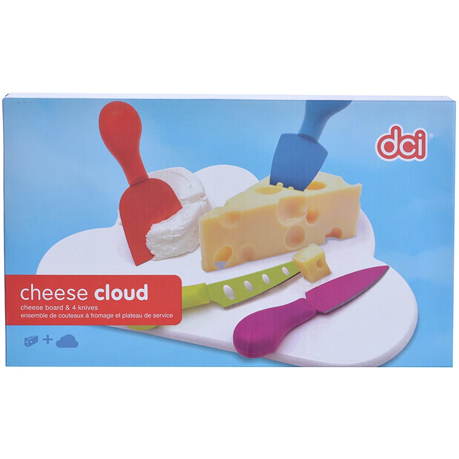 Cheese cloud & 4 knives