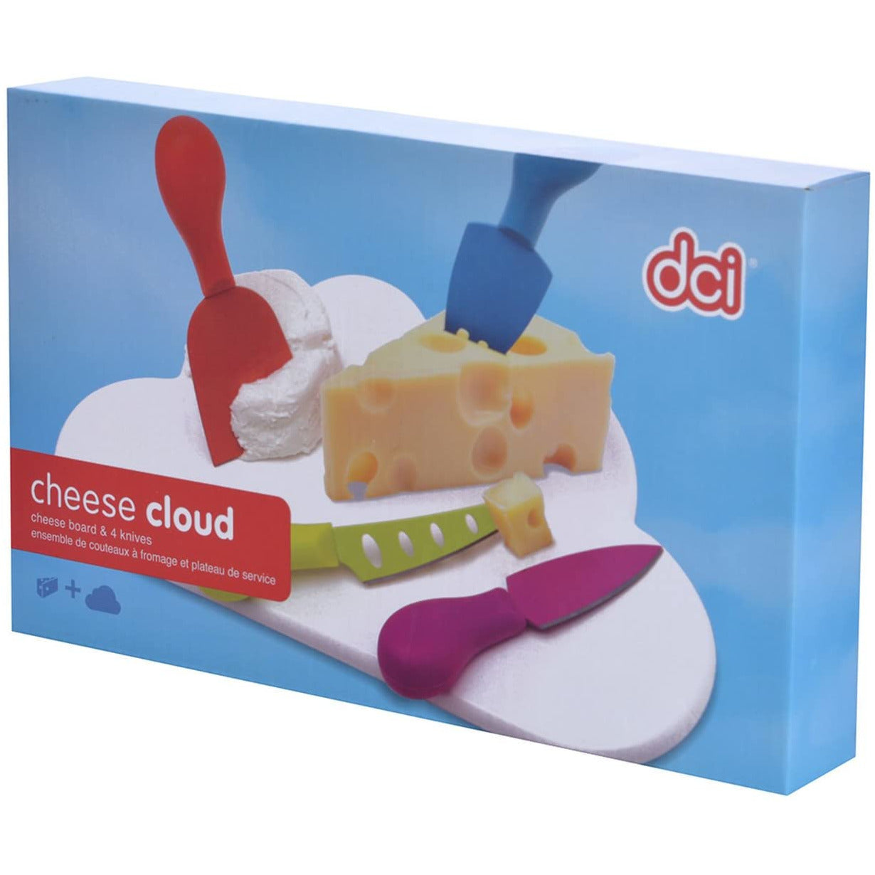 Cheese cloud & 4 knives