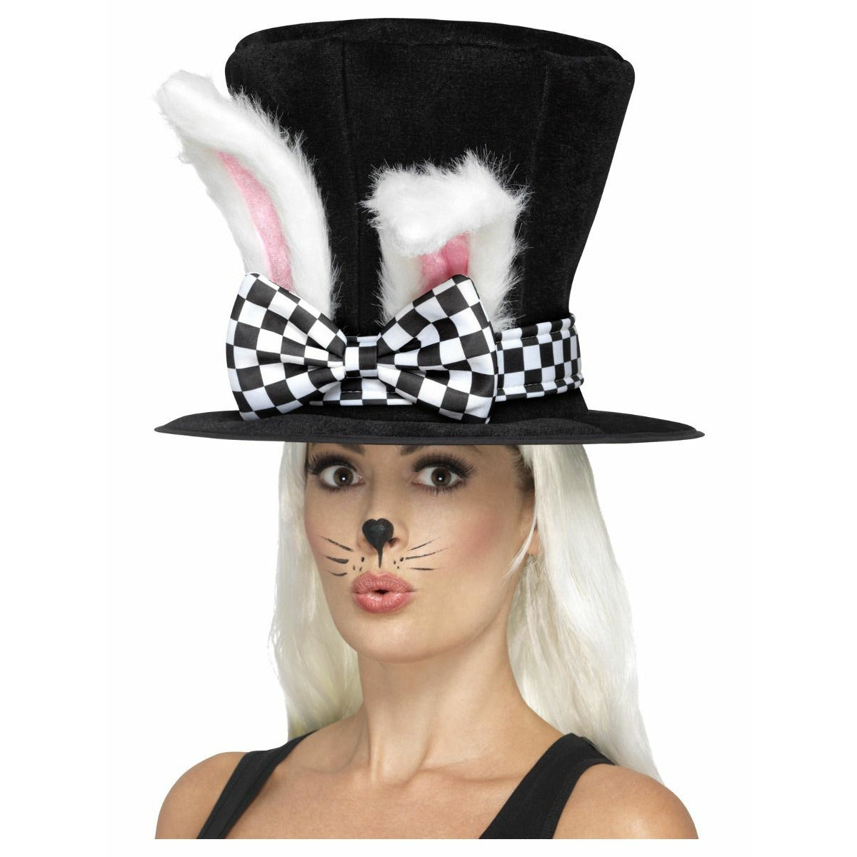 Tea party march hare top hat black & white