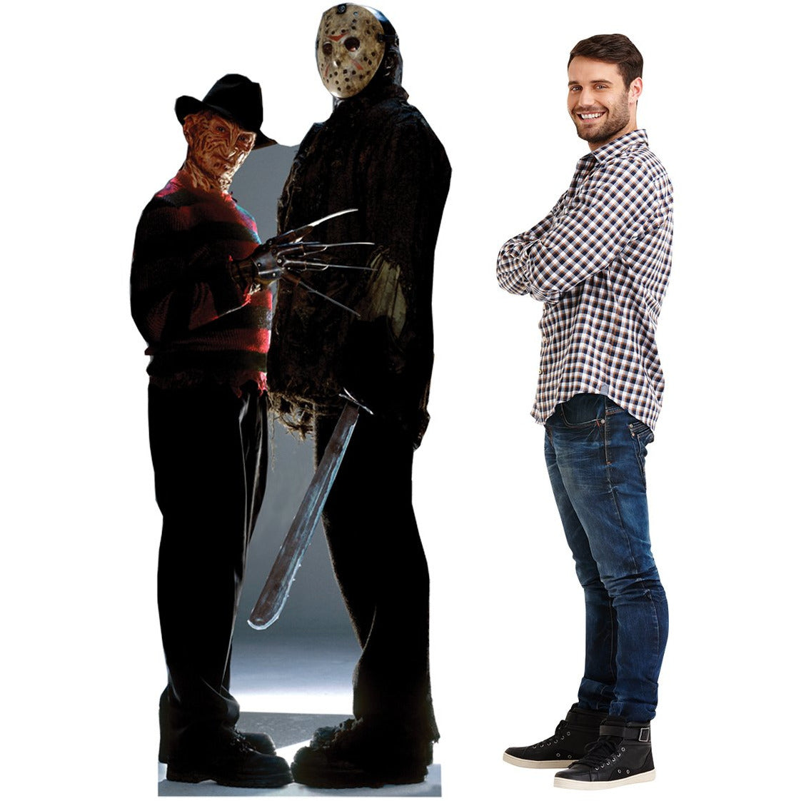 Freddy vs Jason Soporte de cartón