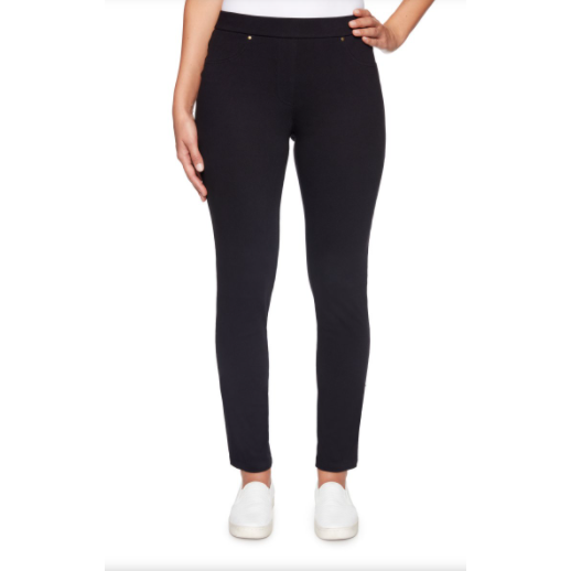 Black/Brass Pants Ruby Rd X
