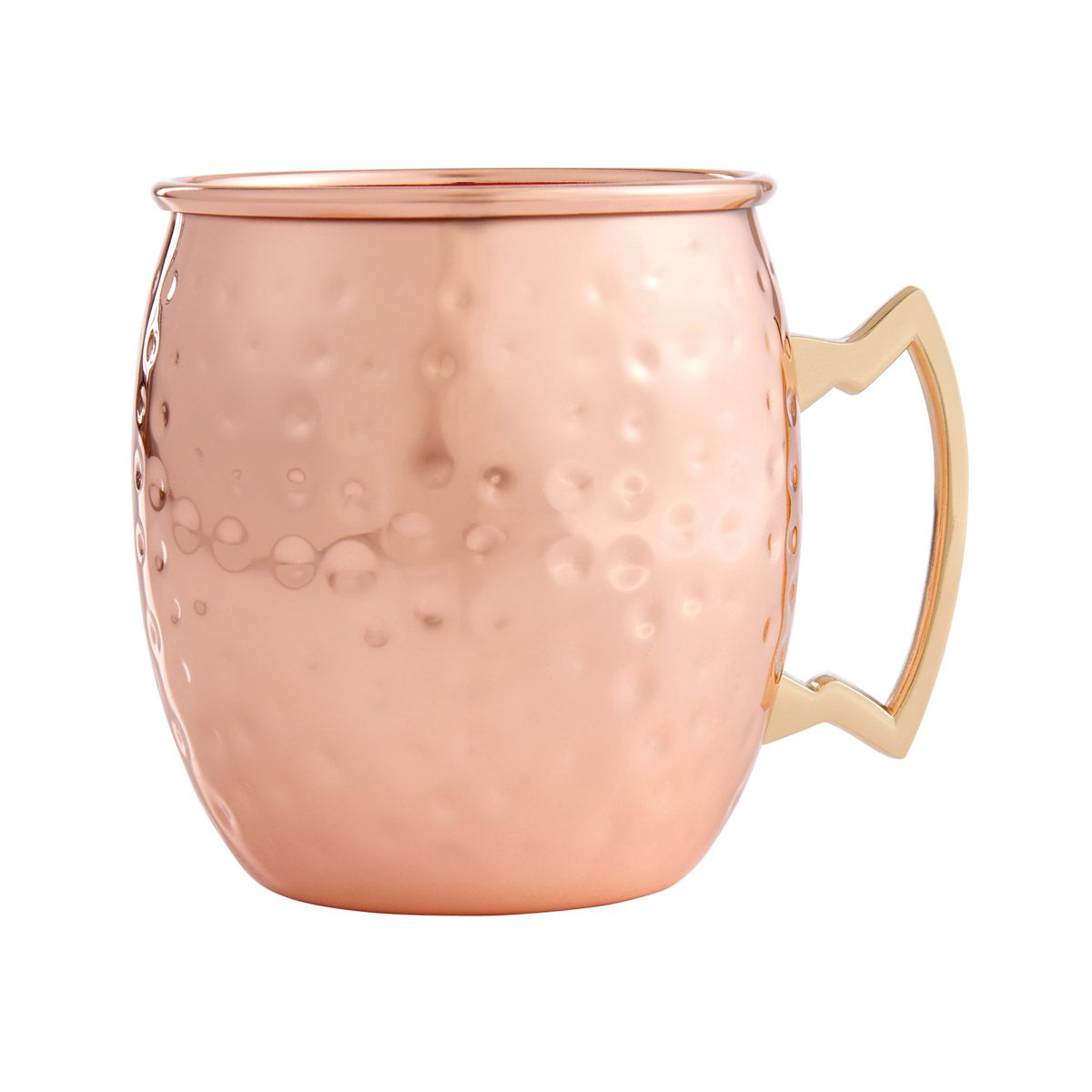 Bar Hammered Copper Moscow Mule Drinking Mug