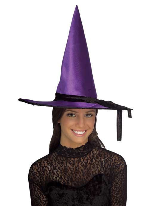 Satin Witch Hat in 3 colors